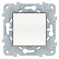 Светорегулятор поворотно-нажимной UNICA NEW, 200 Вт, белый | код. NU551518 | Schneider Electric